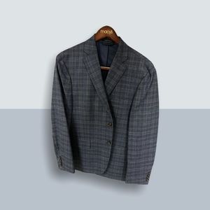 Ralph Lauren Men's Navy Blue Striped Blazer
